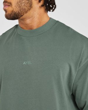 Craft Oversized T Shirt - Vintage Sage: The Ultimate Comfort Staple
