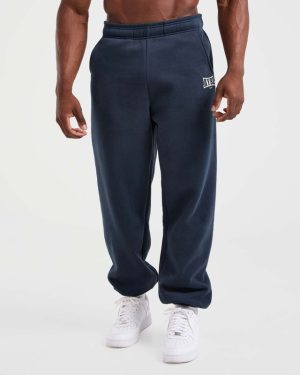 Academy Oversized Joggers - Navy: The Ultimate Comfort Upgrade