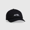 Premium Embroidered Cotton Cap - Black