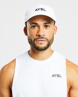 Premium Embroidered Cap - White | AYBL Authentic Cotton Headwear