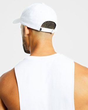 Premium Embroidered Cap - White | AYBL Authentic Cotton Headwear