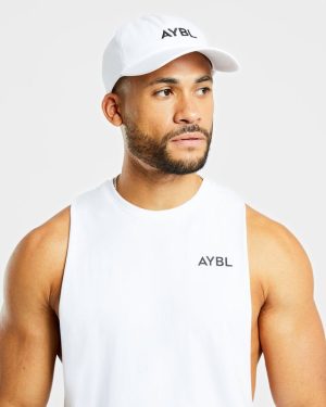 Premium Embroidered Cap - White | AYBL Authentic Cotton Headwear