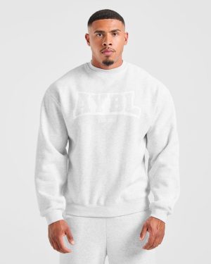 Academy Oversized Sweater - Grey Marl: The Ultimate Comfort Upgrade