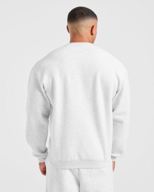 Academy Oversized Sweater - Grey Marl: The Ultimate Comfort Upgrade