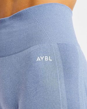 Empower Seamless Shorts - Blue Marl: The Ultimate Performance Wear