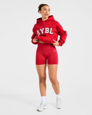 Empower Seamless Shorts - Red: The Ultimate Performance Wear