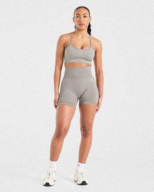 Empower Seamless Shorts - Taupe: The Ultimate Performance Wear