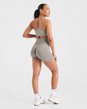Empower Seamless Shorts - Taupe: The Ultimate Performance Wear