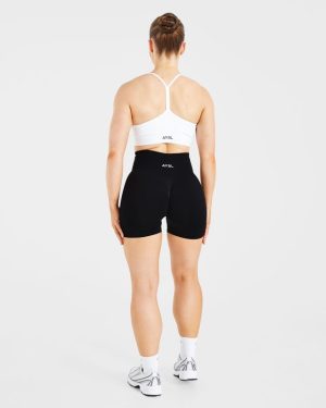 Empower Seamless Sports Bra - White: Ultimate Comfort & Performance