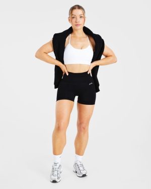 Empower Seamless Sports Bra - White: Ultimate Comfort & Performance