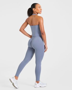 Enhance Seamless Leggings - Slate Blue: The Ultimate Performance Wear