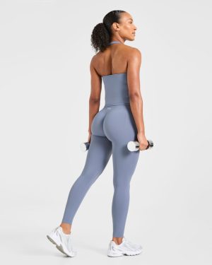 Enhance Seamless Leggings - Slate Blue: The Ultimate Performance Wear