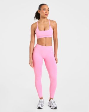 Enhance Seamless Leggings - Sugar Pink: The Ultimate Performance Wear