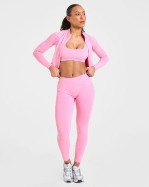 Enhance Seamless Leggings - Sugar Pink: The Ultimate Performance Wear