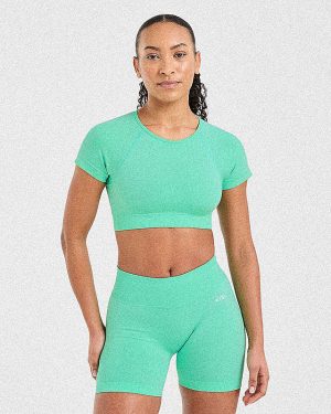 Adapt Seamless Crop Top - Spring Mint: The Ultimate Spring Workout Essential