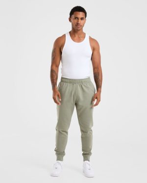 Essential Lightweight Joggers - Washed Sage: The Ultimate Comfort Fit