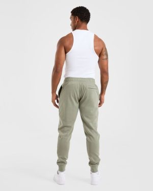 Essential Lightweight Joggers - Washed Sage: The Ultimate Comfort Fit