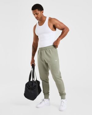Essential Lightweight Joggers - Washed Sage: The Ultimate Comfort Fit