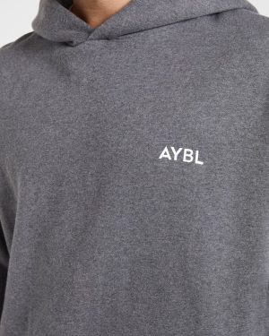 Essential Oversized Hoodie - Charcoal Marl: The Ultimate Comfort Upgrade