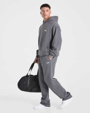 Essential Oversized Hoodie - Charcoal Marl: The Ultimate Comfort Upgrade
