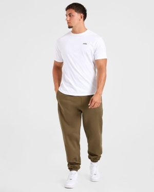 Essential Oversized Joggers - Olive Green: The Ultimate Rest Day Companion