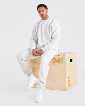 Essential Oversized Sweater - Grey Marl: The Ultimate Comfort Upgrade