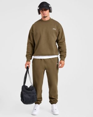 Essential Oversized Sweater - Olive Green | Premium Comfort & Style