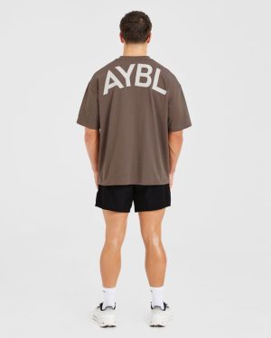Essential Oversized T Shirt - Brown: The Ultimate Comfort Staple