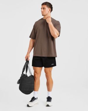 Essential Oversized T Shirt - Brown: The Ultimate Comfort Staple