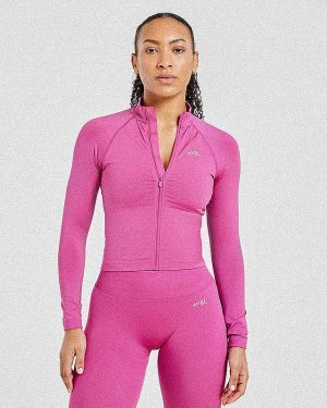 Adapt Seamless Jacket - Pink: The Ultimate Sculpting Activewear