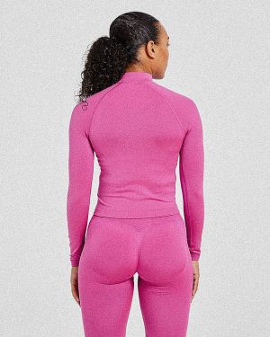 Adapt Seamless Jacket - Pink: The Ultimate Sculpting Activewear
