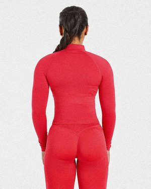 Adapt Seamless Jacket - Salsa Red: The Ultimate Summer Sculpting Essential
