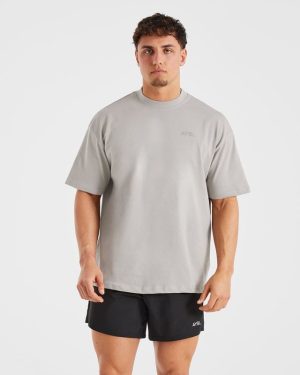 Essential Oversized T Shirt - Fog: The Ultimate Comfort Upgrade