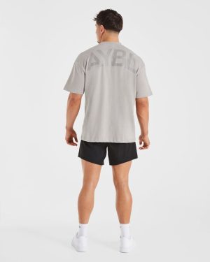 Essential Oversized T Shirt - Fog: The Ultimate Comfort Upgrade