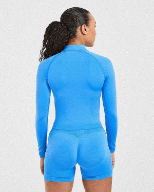 Adapt Seamless Jacket - Spring Cobalt: The Ultimate Sculpting Layer