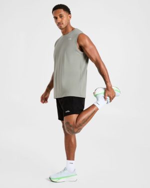 Essential Tank - Washed Sage: The Ultimate Cotton Workout Staple