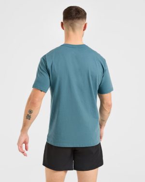 Essential T Shirt - Atlantic Teal: The Ultimate Everyday Staple