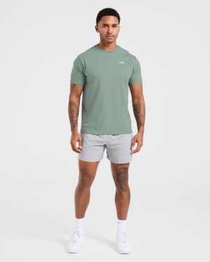 Essential T Shirt - Slate Green: The Ultimate Everyday Staple