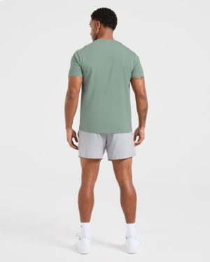 Essential T Shirt - Slate Green: The Ultimate Everyday Staple