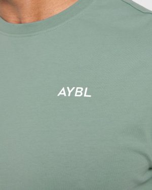 Essential T Shirt - Slate Green: The Ultimate Everyday Staple