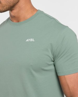 Essential T Shirt - Slate Green: The Ultimate Everyday Staple