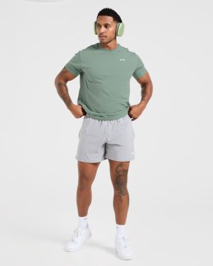 Essential T Shirt - Slate Green: The Ultimate Everyday Staple