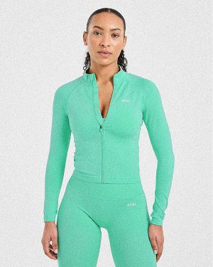 Adapt Seamless Jacket - Spring Mint: The Ultimate Sculpting Layer