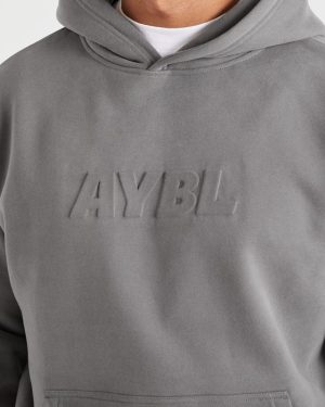 Etched Hoodie - Steel Grey: The Ultimate Blend of Comfort and Style
