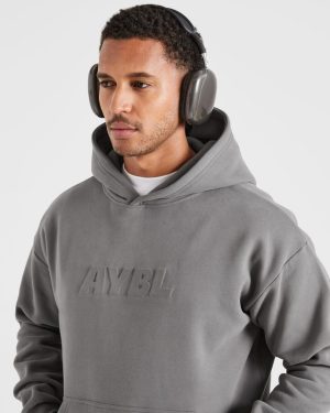 Etched Hoodie - Steel Grey: The Ultimate Blend of Comfort and Style