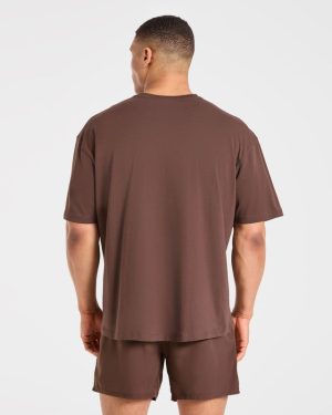 Force Oversized T Shirt - Brown: The Ultimate Blend of Comfort and Style