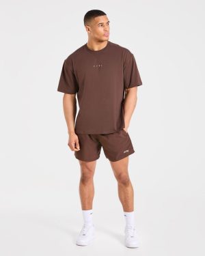 Force Oversized T Shirt - Brown: The Ultimate Blend of Comfort and Style