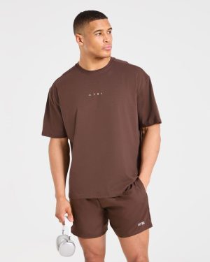 Force Oversized T Shirt - Brown: The Ultimate Blend of Comfort and Style