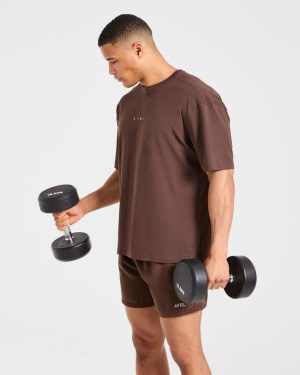 Force Oversized T Shirt - Brown: The Ultimate Blend of Comfort and Style