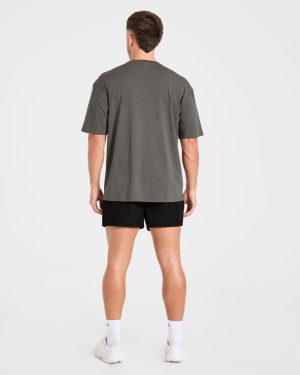 Force Oversized T Shirt - Charcoal: The Ultimate Blend of Comfort and Style